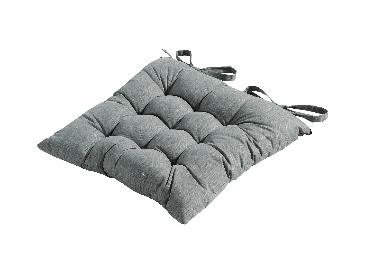 Sitzkissen Tuscany Basic grau - Ca. 46x46 cm - 4er Set