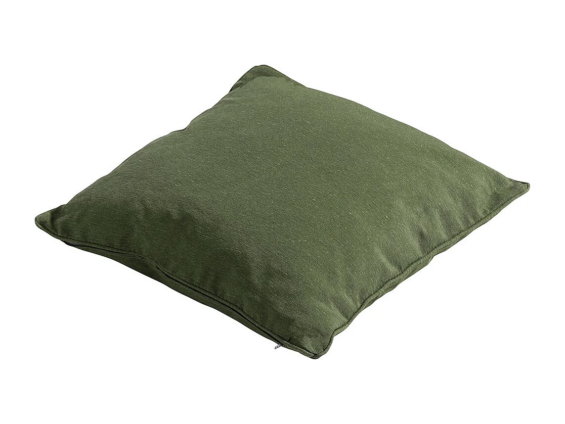 Coussin décoratif Panama vert - Env. 60x60 cm - Lot de 4