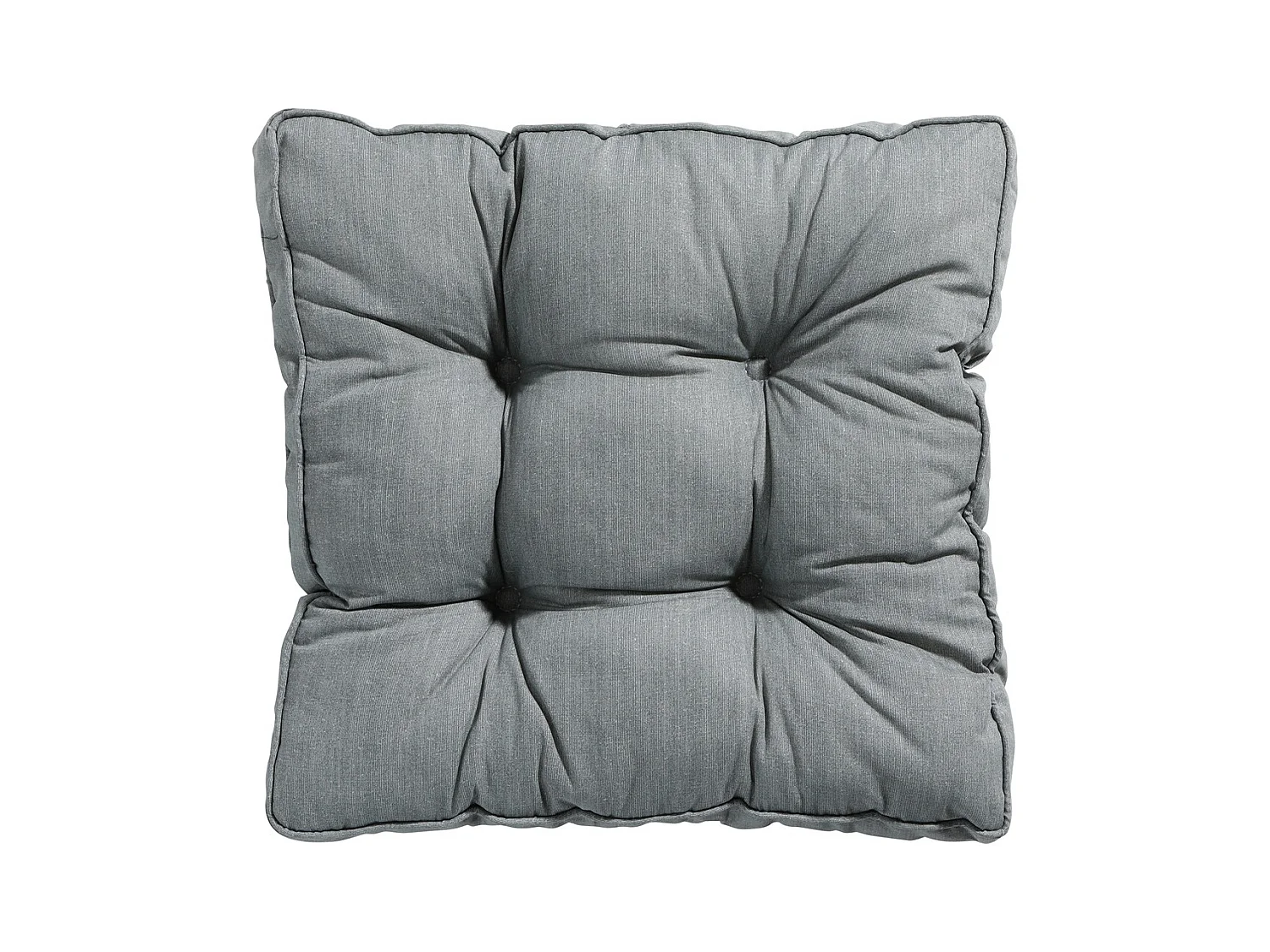 Sitzkissen Florance Basic grau - Ca. 47x47 cm - 4er Set