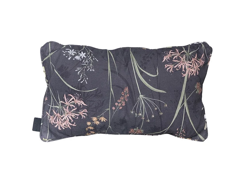 Coussin décoratif Donna gris toile éco+ - Env. 30x50 cm - Lot de 4
