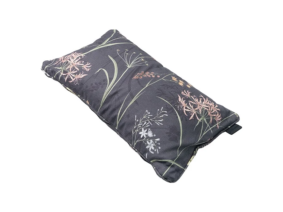 Coussin décoratif Donna gris toile éco+ - Env. 30x50 cm - Lot de 4
