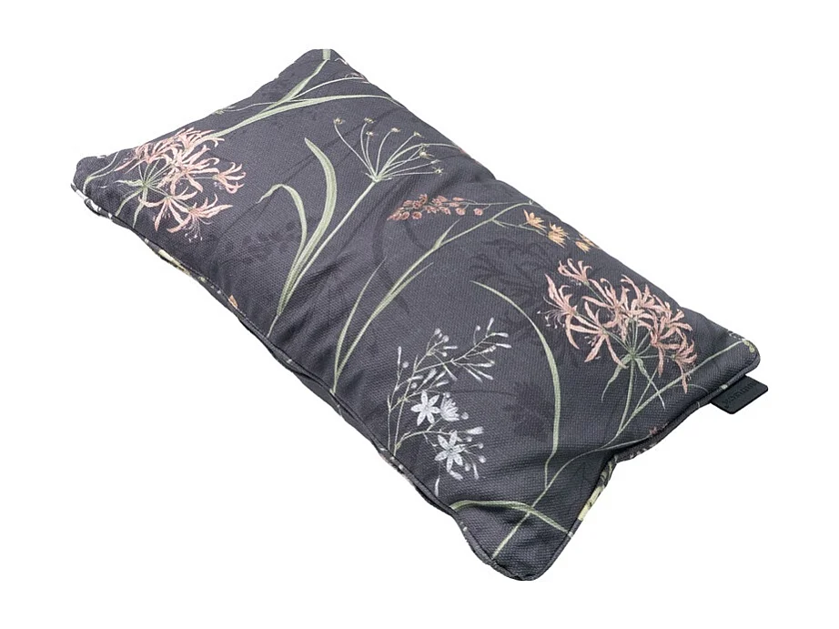 Coussin décoratif Donna gris toile éco+ - Env. 30x50 cm - Lot de 4
