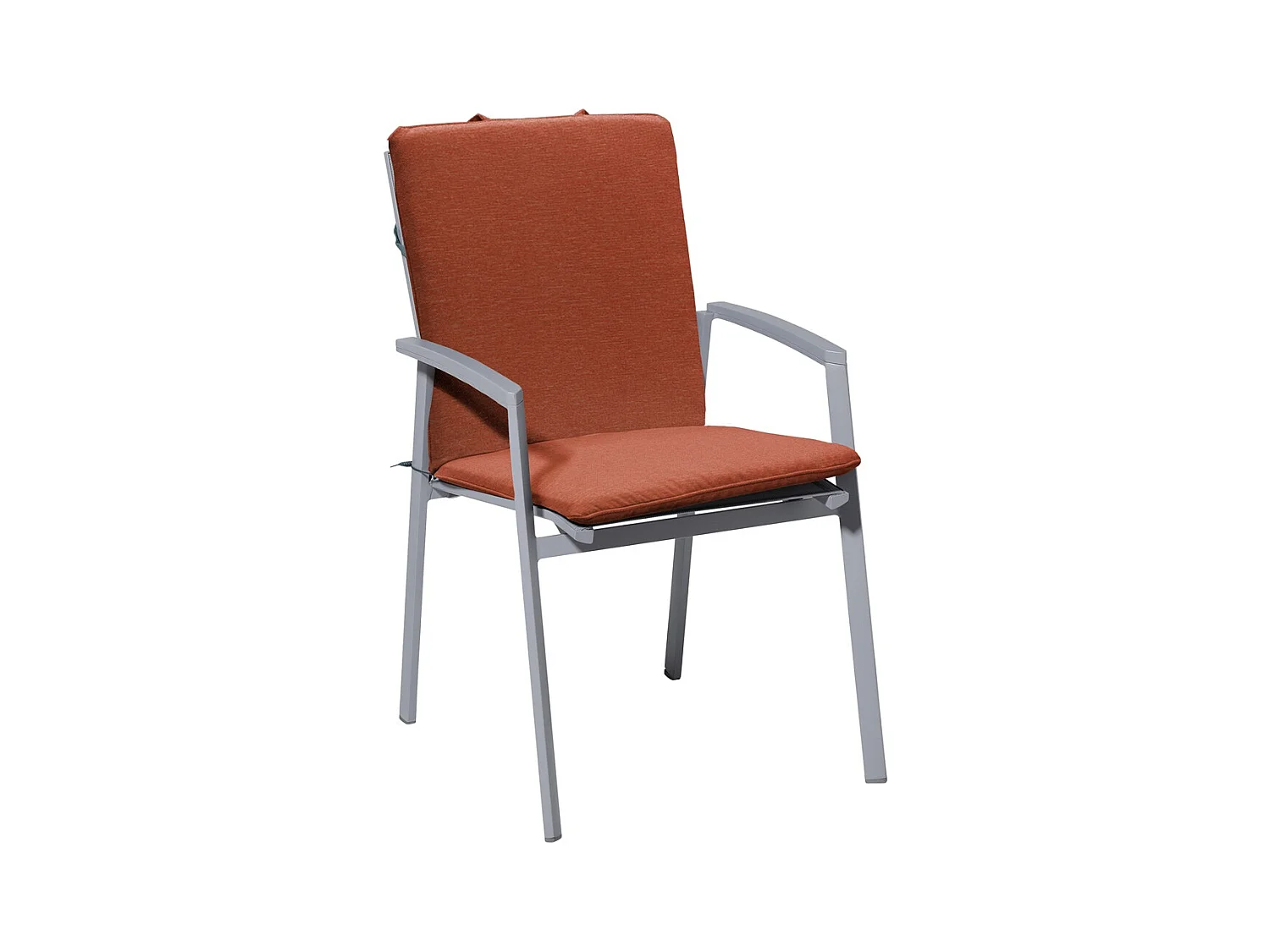 Coussin de chaise empilable Panama Terra - Environ 97 x 49 cm - Lot de 4