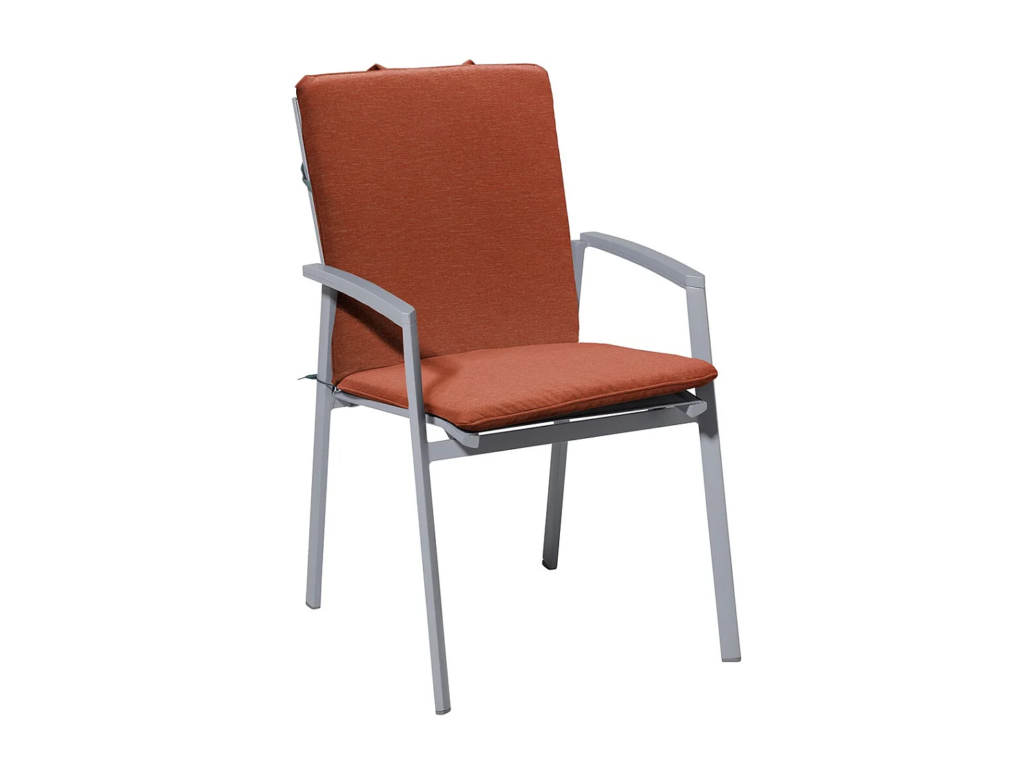 Coussin de chaise empilable Panama Terra - Environ 97 x 49 cm - Lot de 4