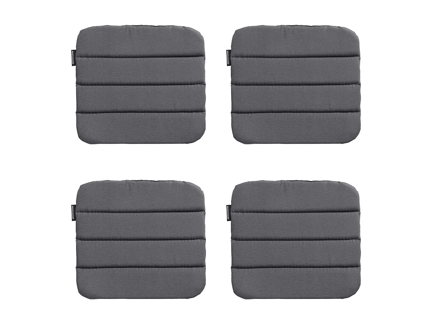 Zitkussen Panama grey  - Ca. 40x40 cm - Set van 4