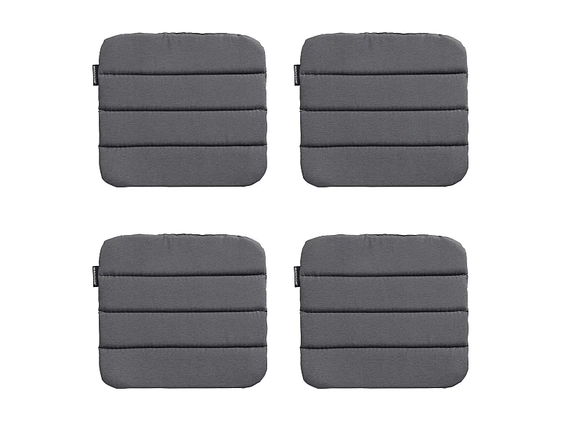 Zitkussen Panama grey  - Ca. 40x40 cm - Set van 4