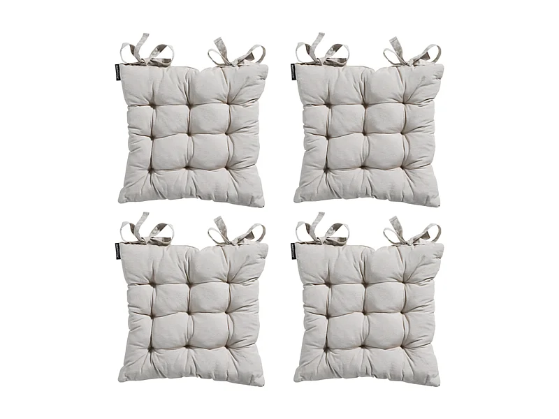 Zitkussen Toscane Panama linnen - Ca. 46x46 cm - Set van 4