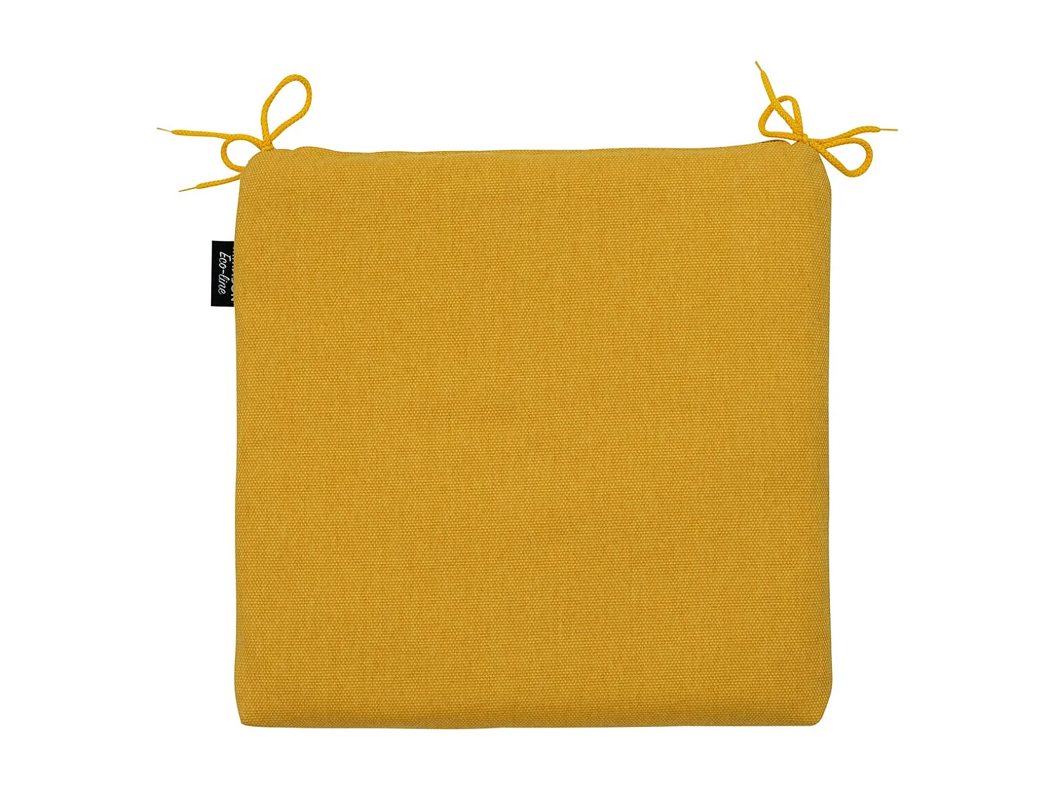 Coussin d'assise en toile dorée éco+ - Environ 40 x 40 cm - Lot de 4