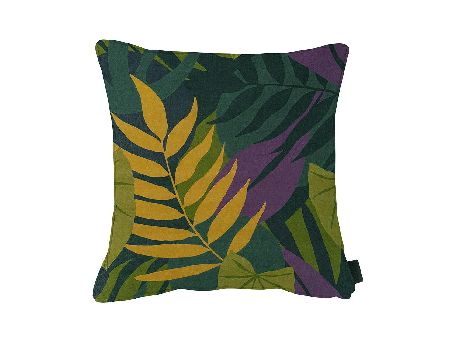 Coussin décoratif Iven vert - Environ 50x50 cm - Lot de 4