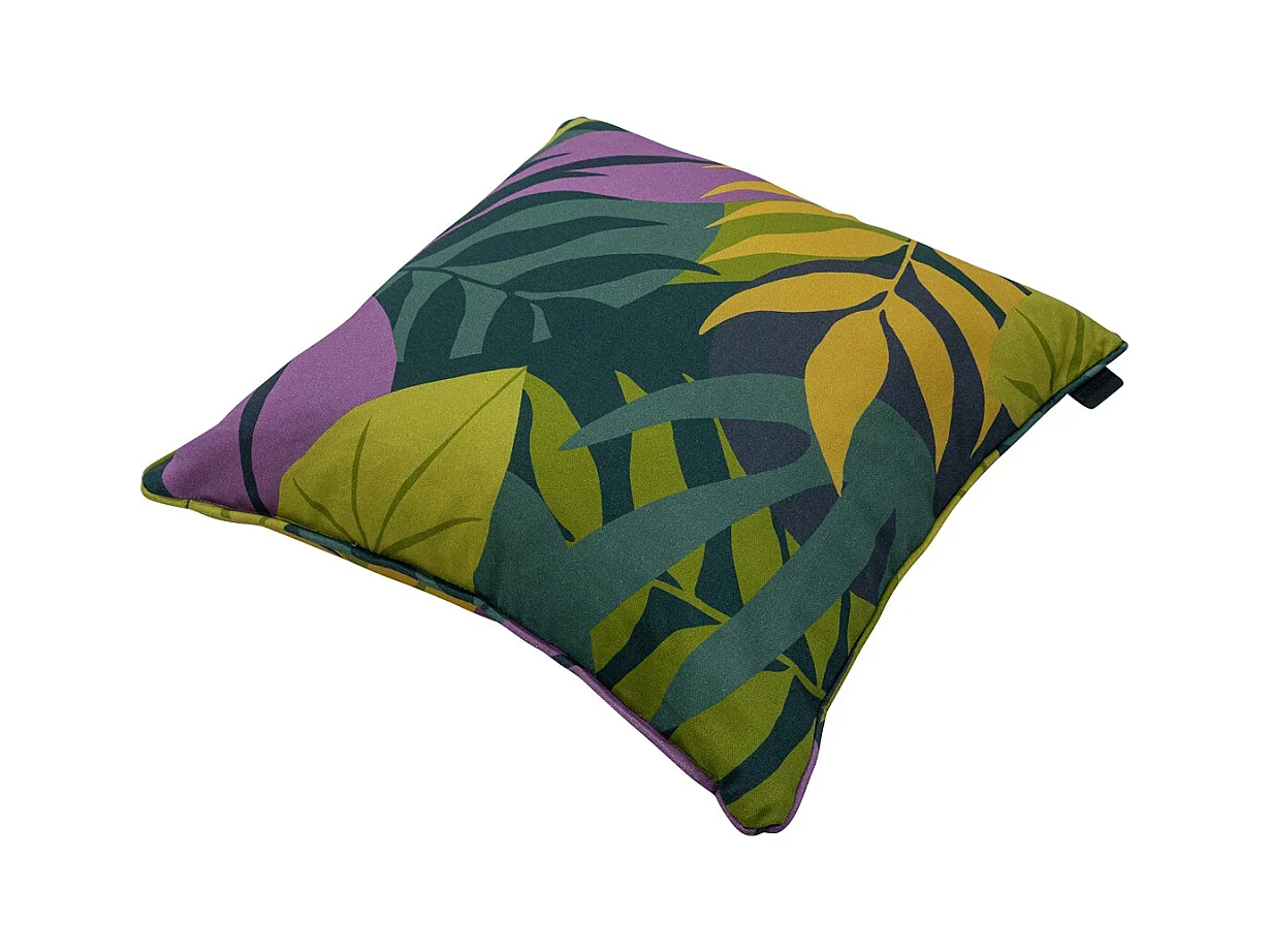 Coussin décoratif Iven vert - Environ 50x50 cm - Lot de 4