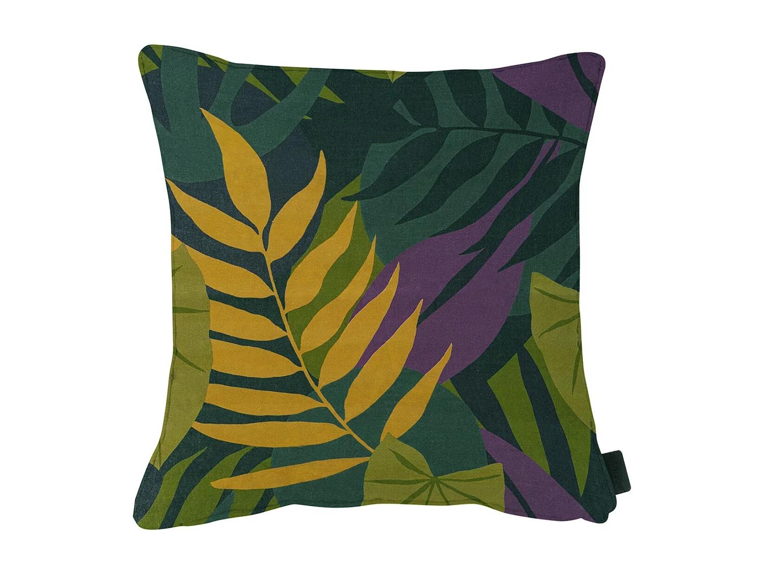 Coussin décoratif Iven vert - Environ 50x50 cm - Lot de 4