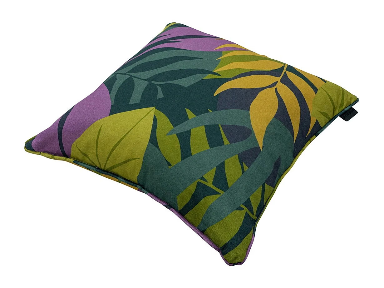 Coussin décoratif Iven vert - Environ 50x50 cm - Lot de 4