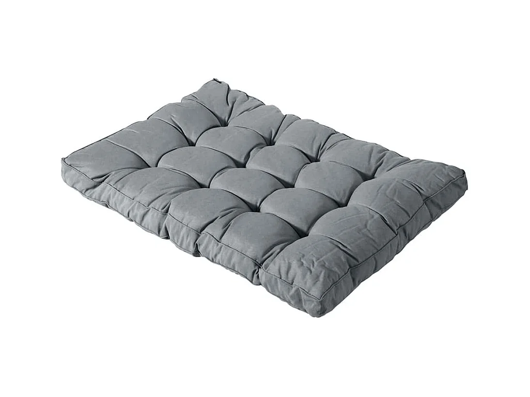 Coussin d'assise Basic gris - Environ 120x80 cm