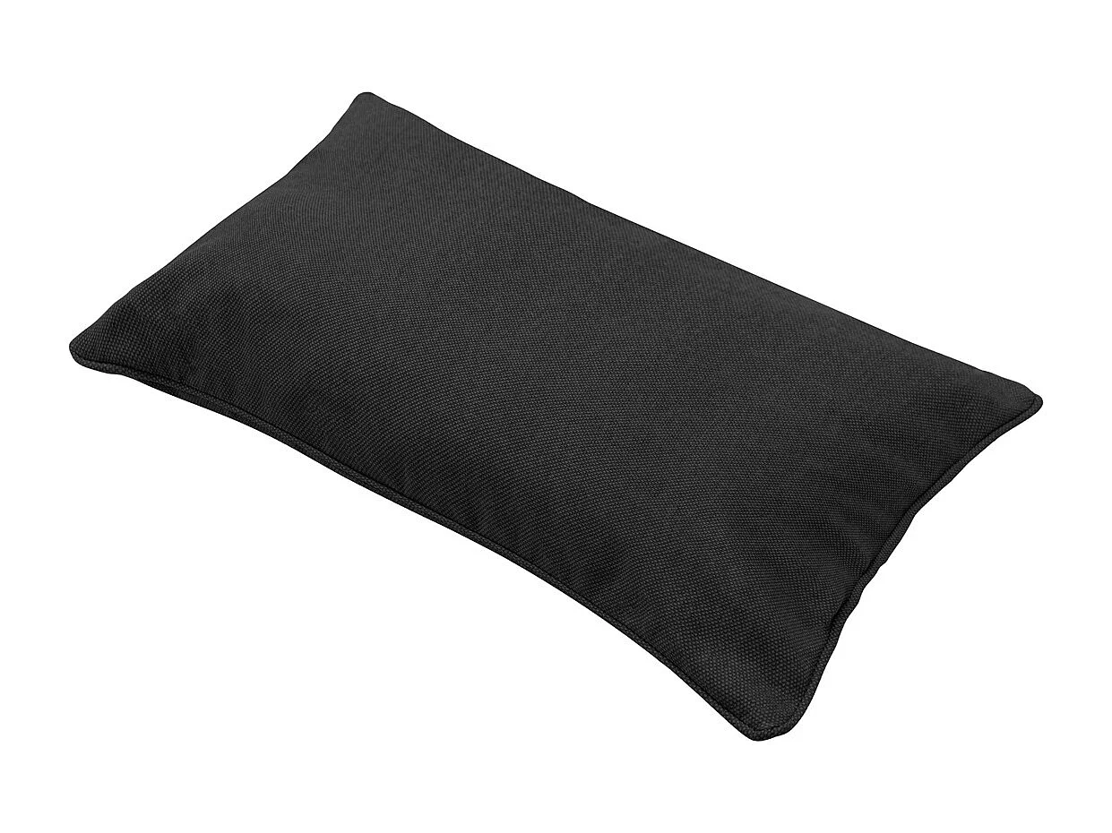 Coussin décoratif Toile noire éco+ - Env. 30x50 cm - Lot de 4