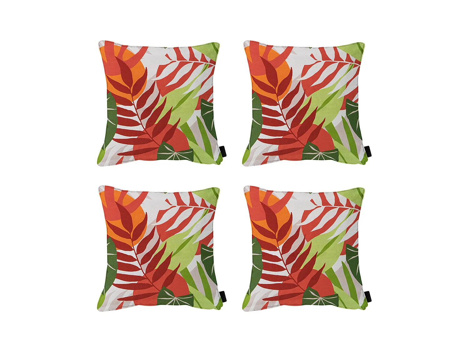 Coussin décoratif Iven terra - Environ 50x50 cm - Lot de 4