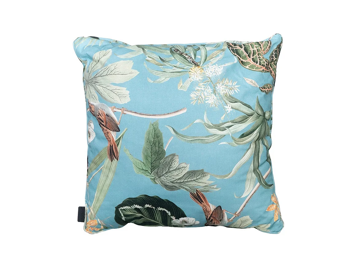 Coussin décoratif Grasse aqua - Env. 50x50 cm - Lot de 4
