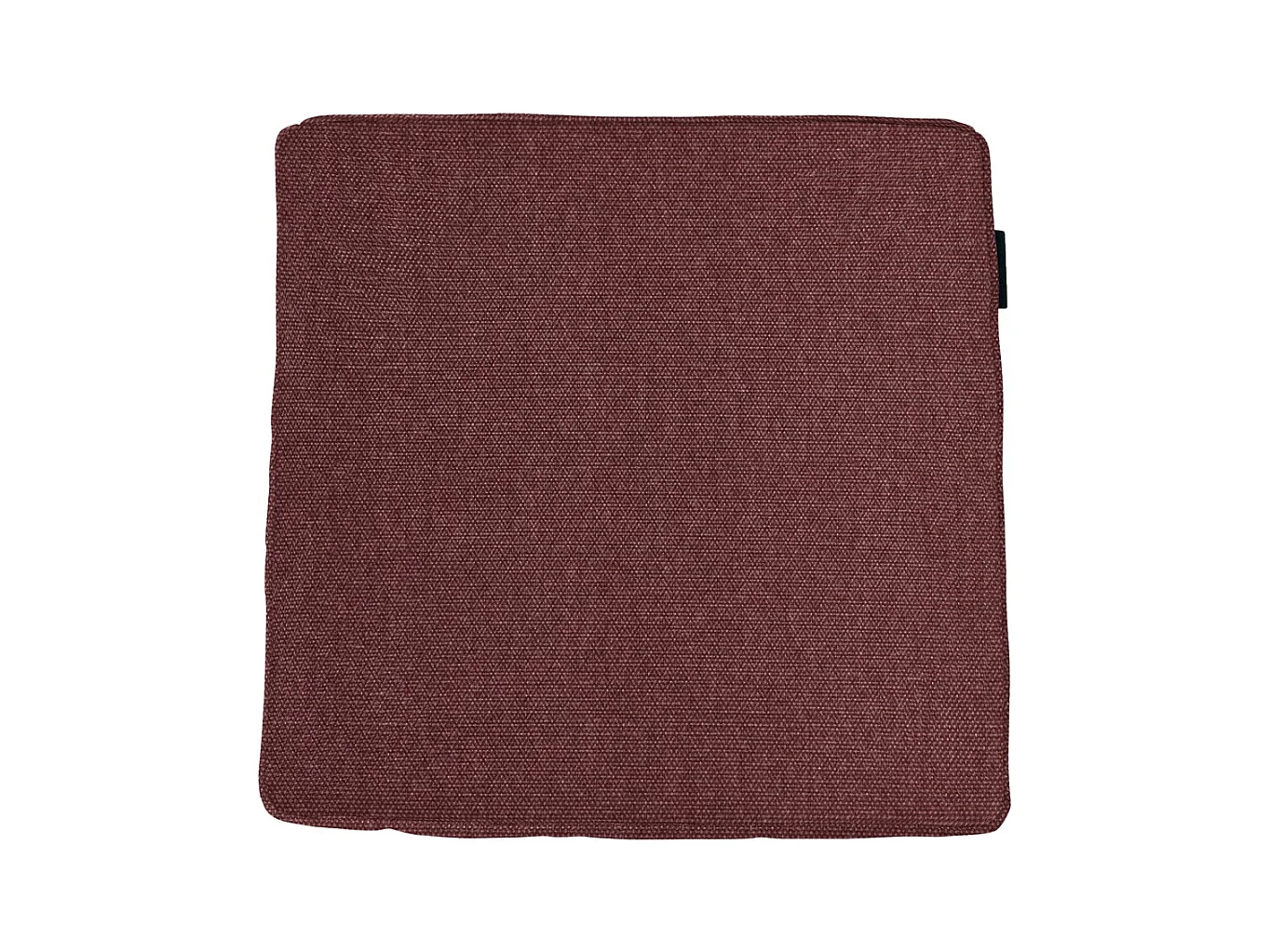 Coussin d'assise Bordeaux toile éco+ - Env. 40x40 cm - Lot de 4