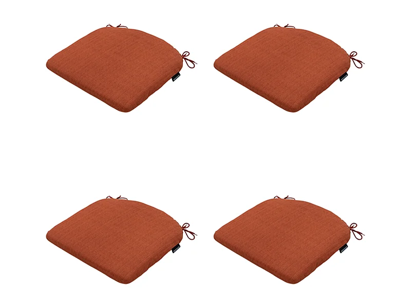 Sitzkissen Basic terra - Ca. 46x48 cm - 4er Set