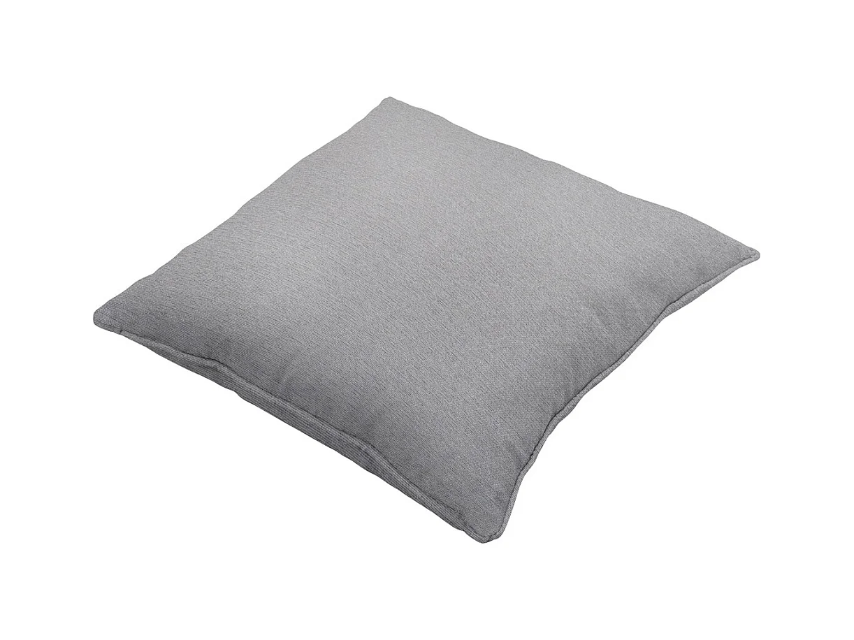 Coussin décoratif Naples gris - Environ 50x50 cm - Lot de 4
