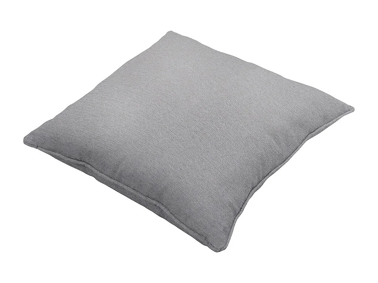 Coussin décoratif Naples gris - Environ 50x50 cm - Lot de 4
