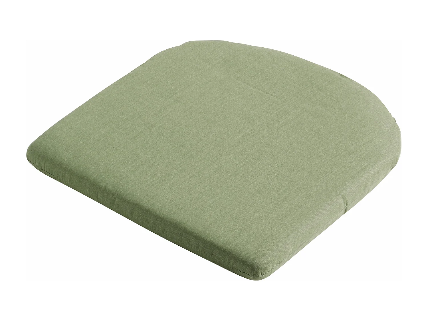 Coussin d'assise Basic vert - Environ 46x48 cm - Lot de 4