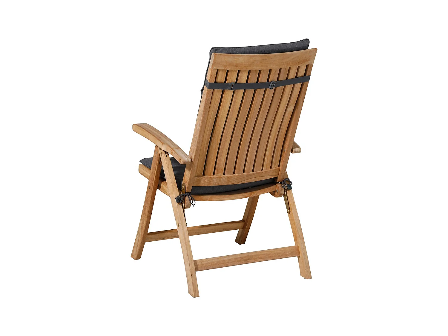 Gartenstuhlauflage High Back Panama grau - Ca. 120x50 cm - 4er Set