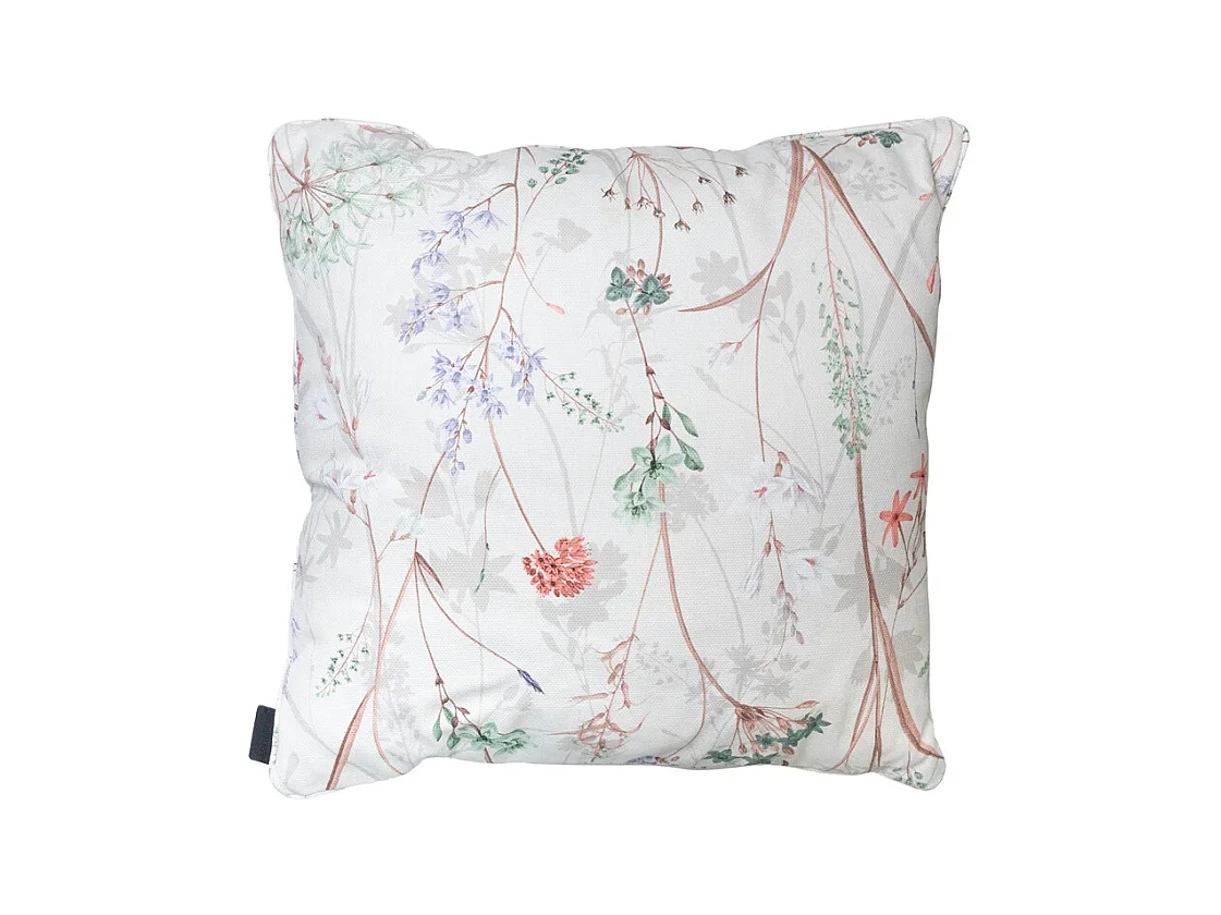 Coussin décoratif Donna en toile naturelle éco+ - Dimensions approximatives : 50 x 50 cm - Lot de 4