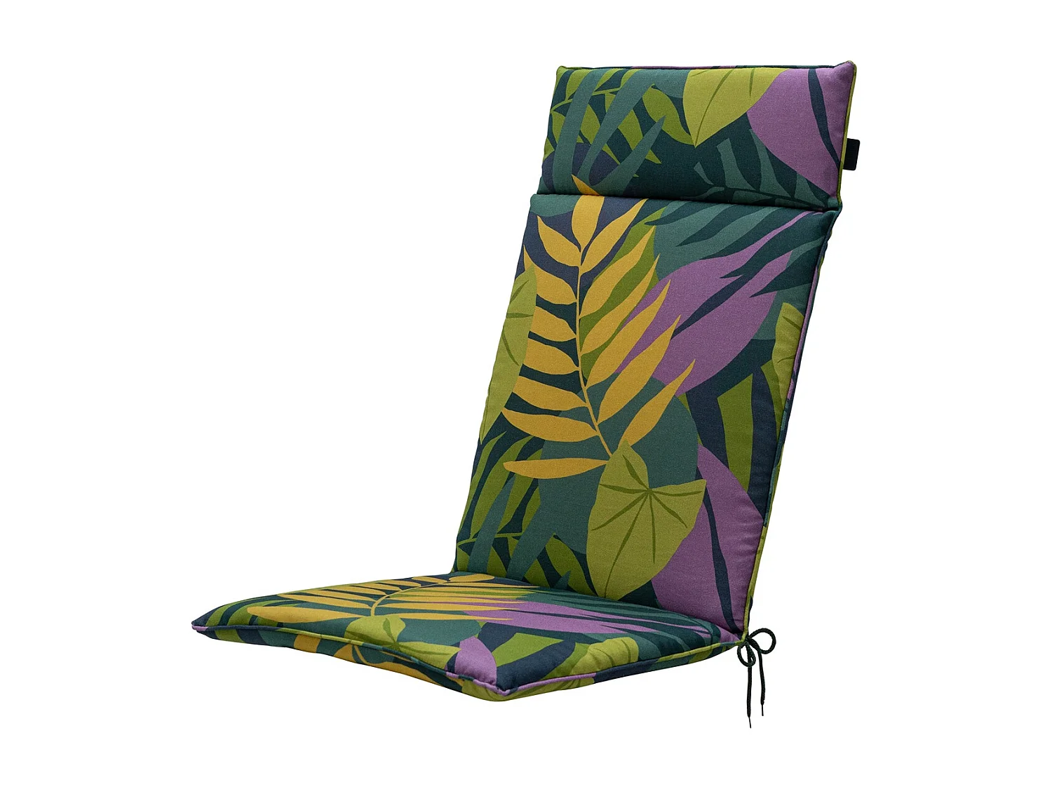 Tuinstoelkussen Hoge Rug Iven green - Ca. 120x50 cm - Set van 4