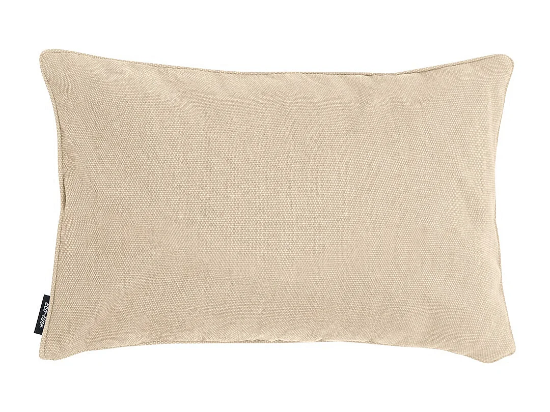 Cojín decorativo Lona beige eco+ - Aprox. 30x50 cm - Juego de 4