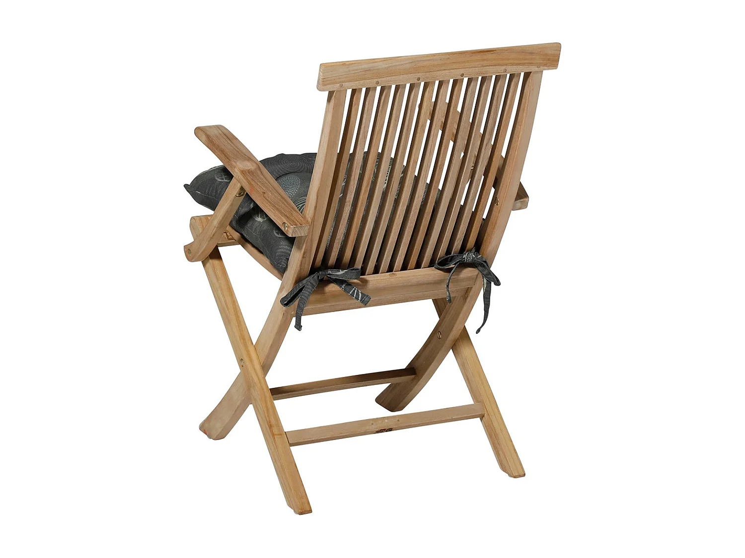 Coussin d'assise Tuscany Circle vert - Environ 46 x 46 cm - Lot de 4