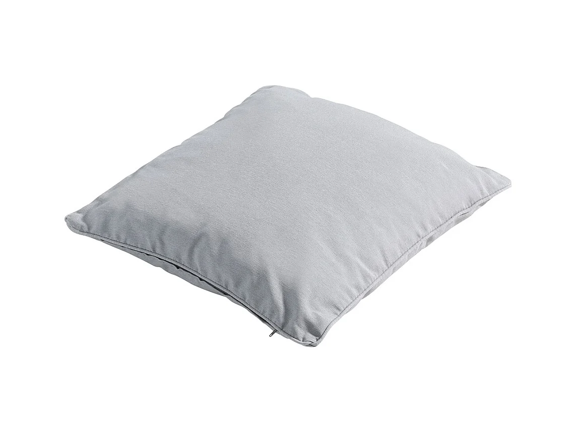 Coussin décoratif Panama gris clair - Env. 60x60 cm - Lot de 4