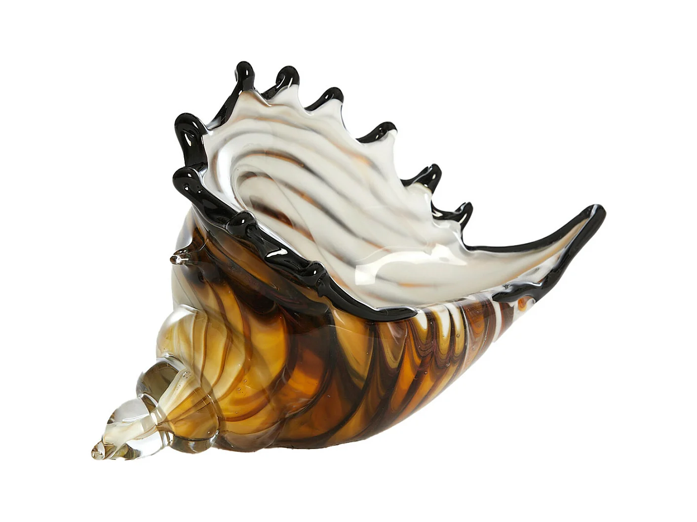 Ornement COQUILLAGE - 28x12x16cm - Marron