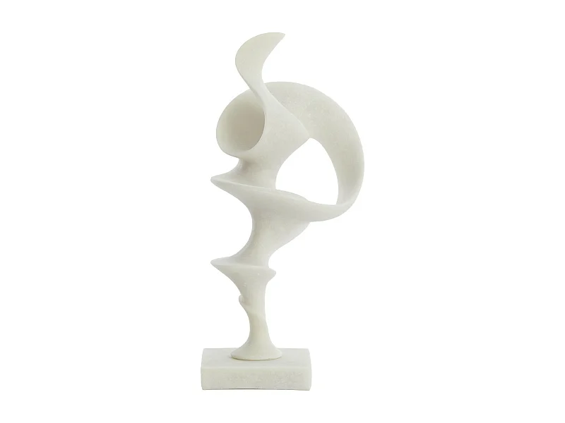 Adorno TORUV - 22x16x51,5cm - Blanco