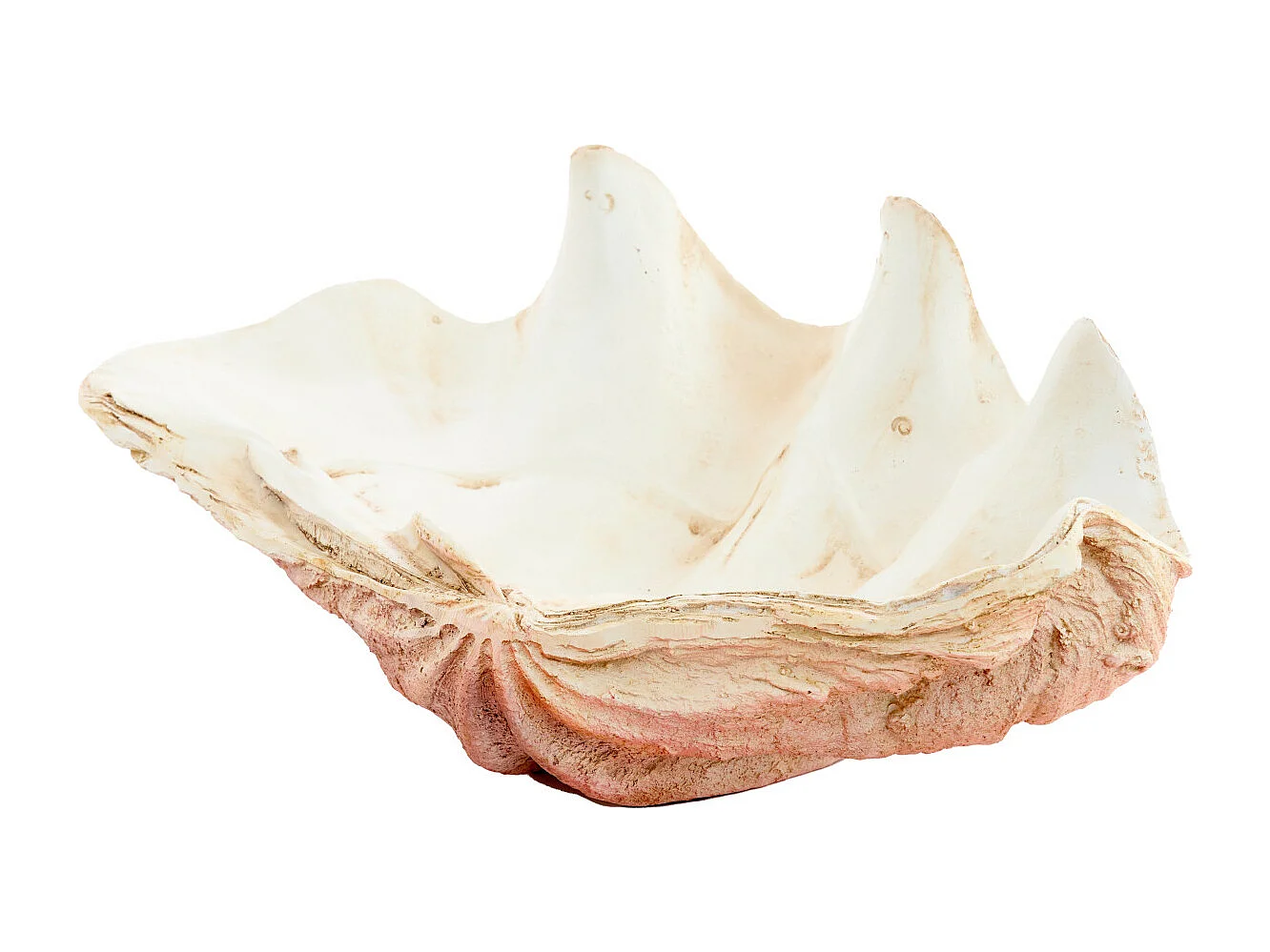 Ornement COQUILLAGE - 41x25x17cm - Orange