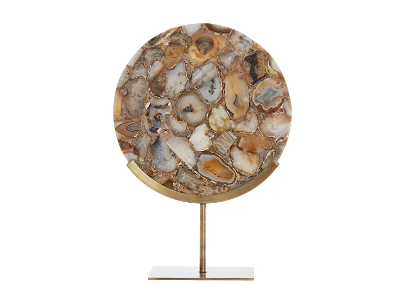 Ornement GOUYA - 35x12x50cm - Jaune