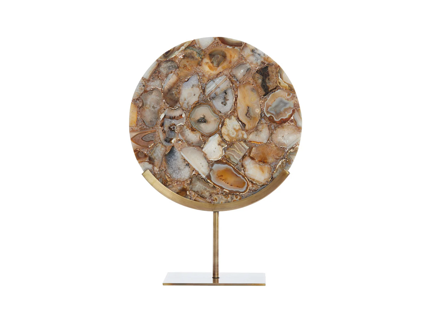 Ornement GOUYA - 35x12x50cm - Jaune