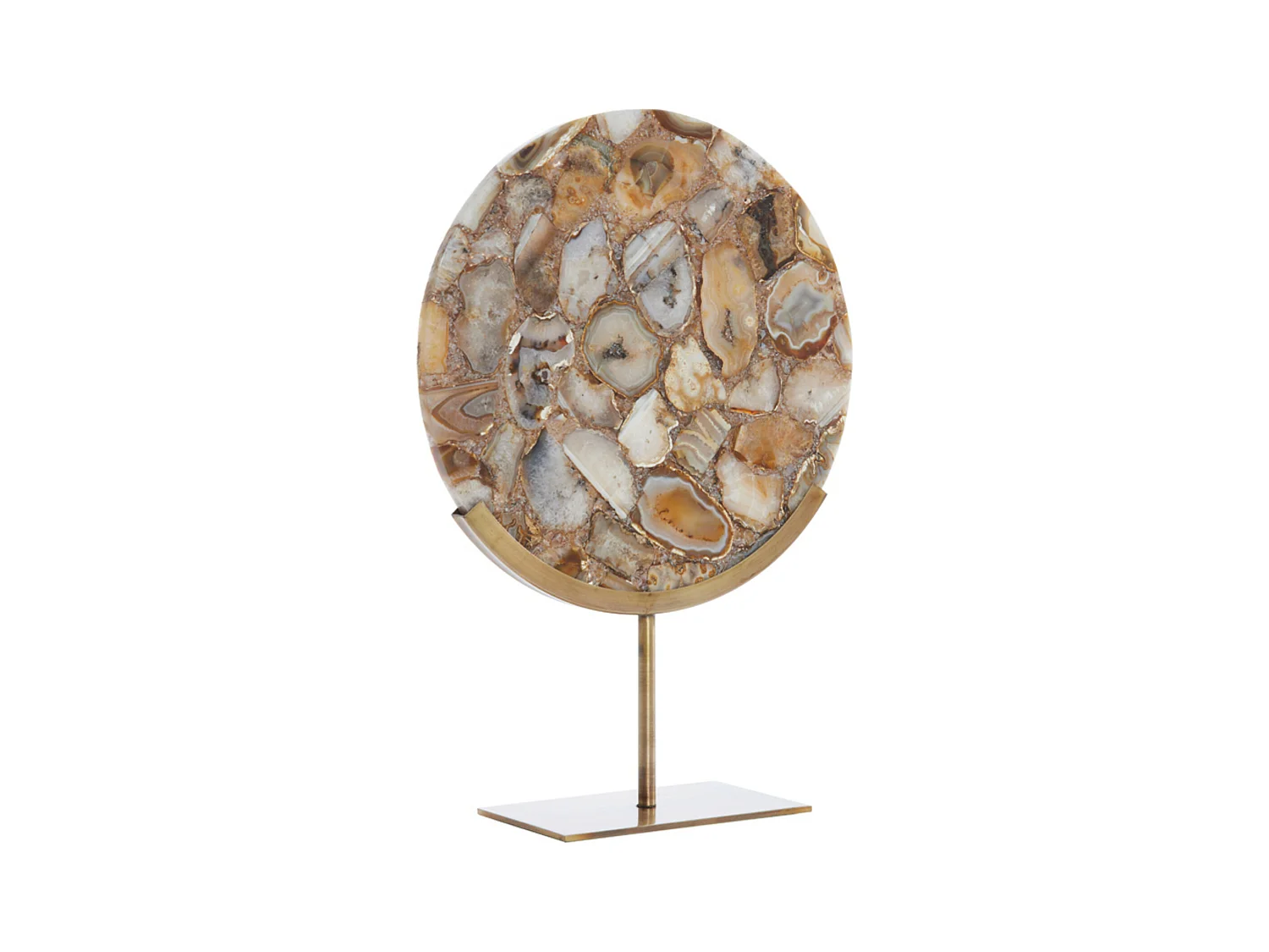 Ornement GOUYA - 35x12x50cm - Jaune