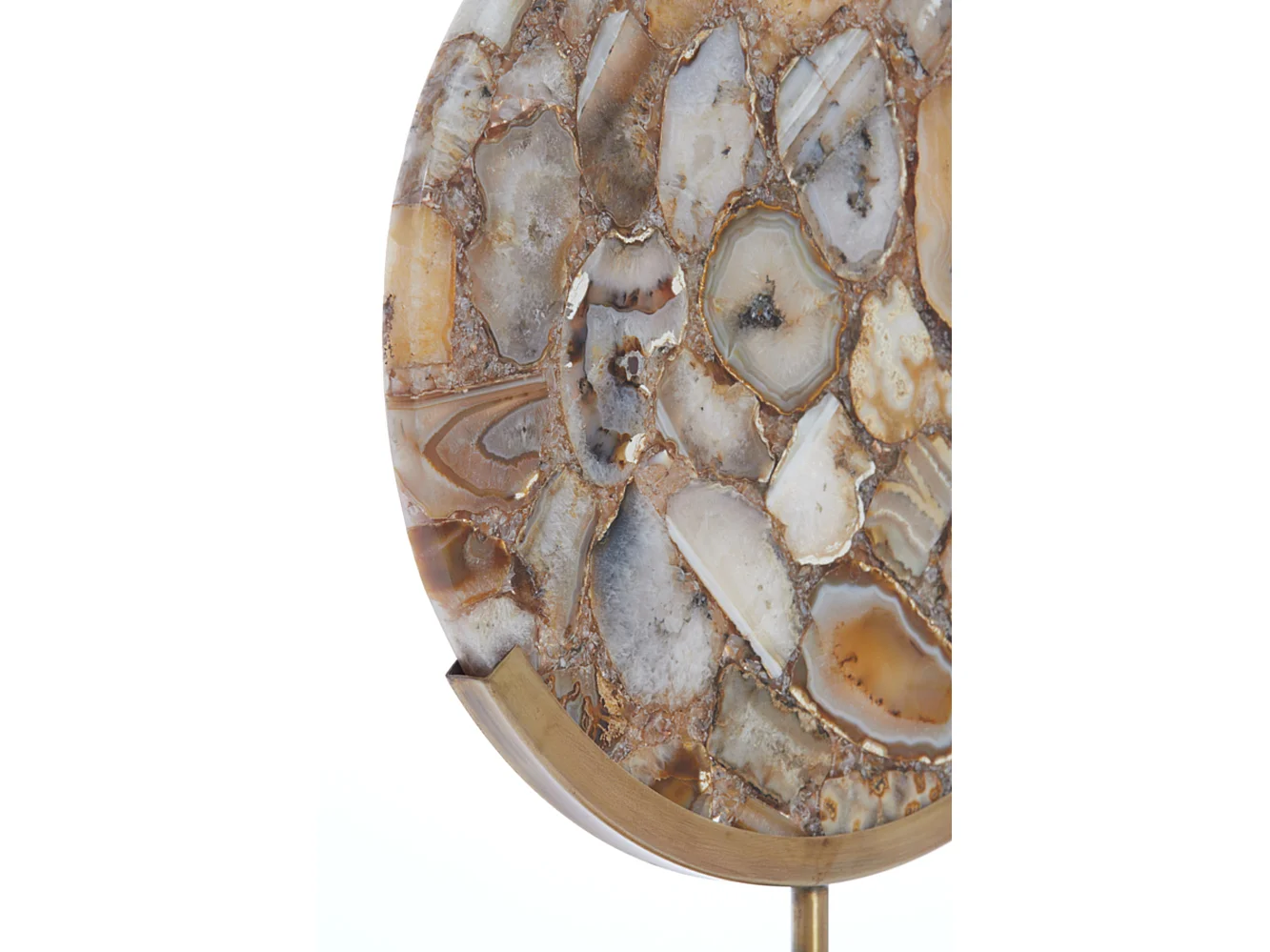 Ornement GOUYA - 35x12x50cm - Jaune