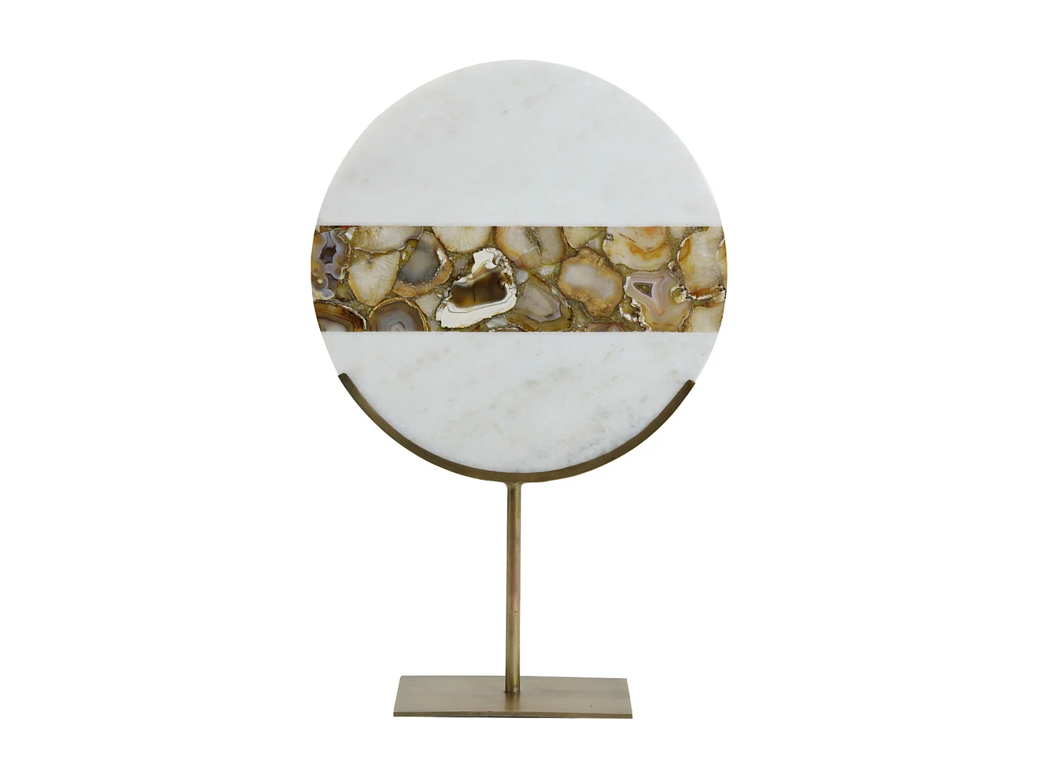 Ornament GOUYA - 35x12x50cm - Brons