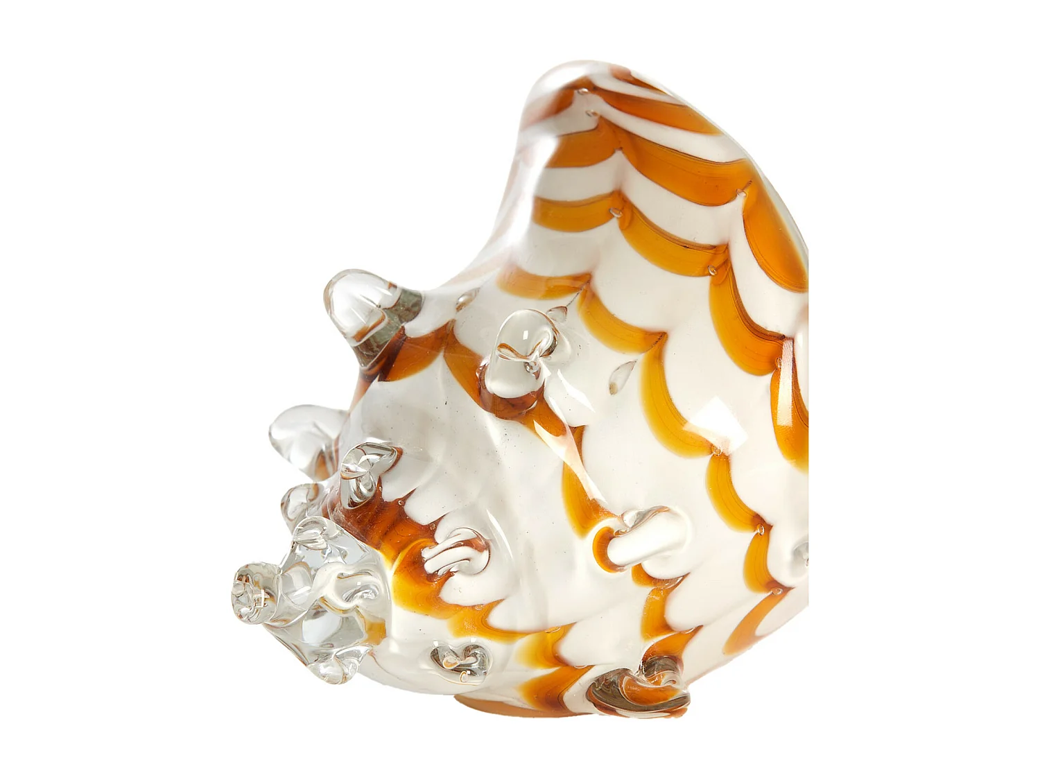 Ornement COQUILLAGE - 28x12x16cm - Blanc