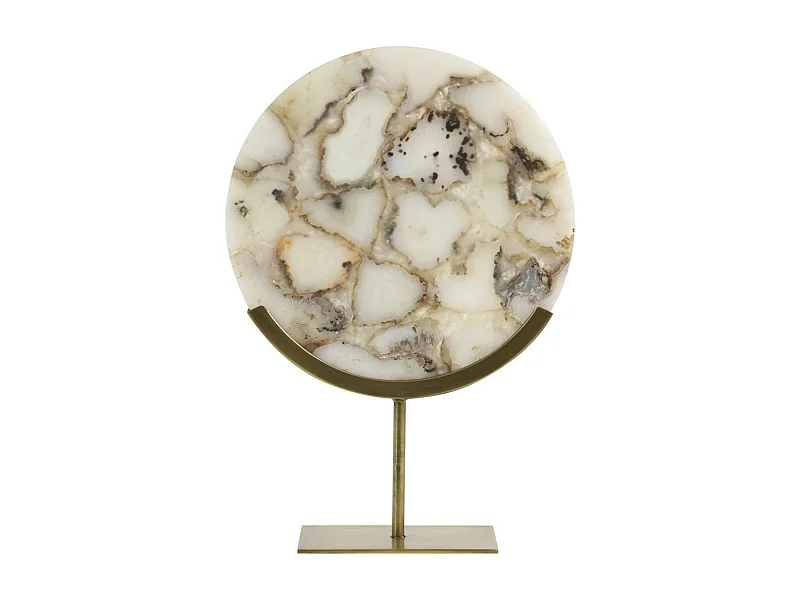 Ornament GOUYA - 35x12x50cm - Wit