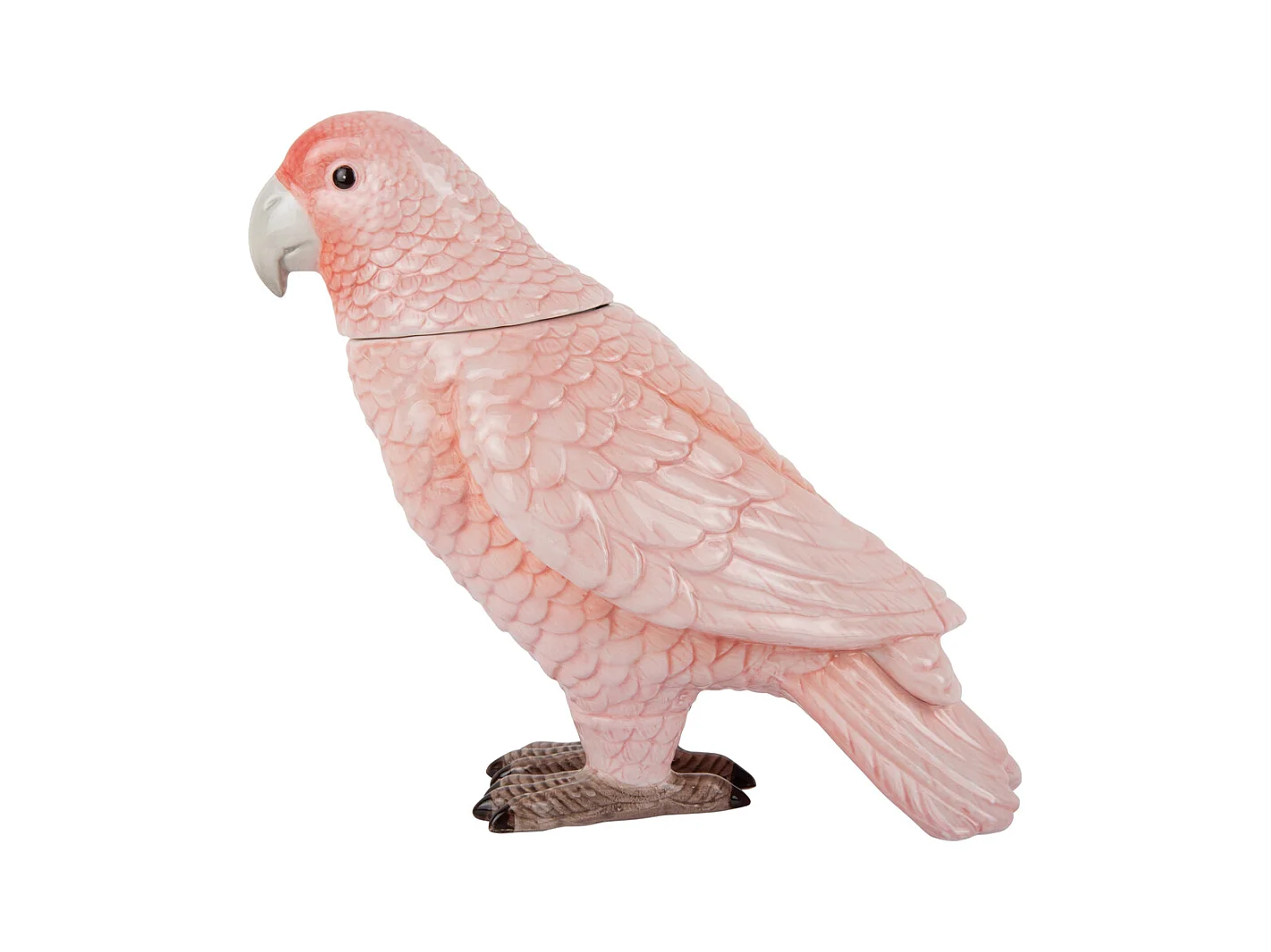 Pot de rangement Oiseau - Rose tendre