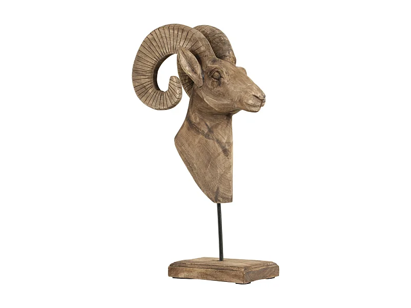 Ornament Widder - 29x23x55cm - Braun