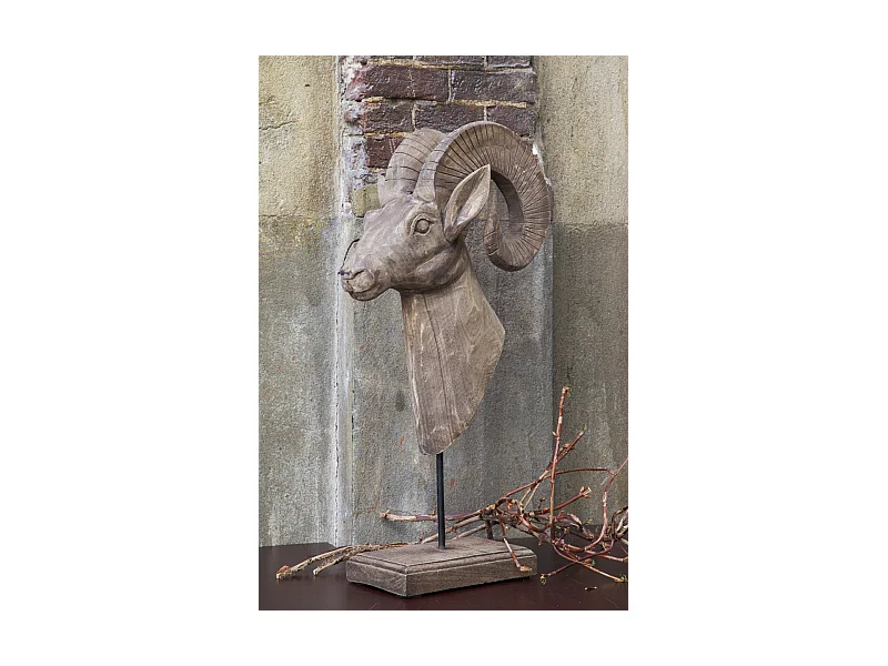 Ornament RAM - 29x23x55cm - Bruin