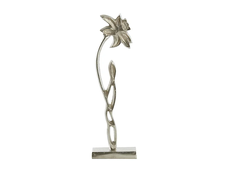 Adorno NARCISO - 12x7,5x40cm - Plata