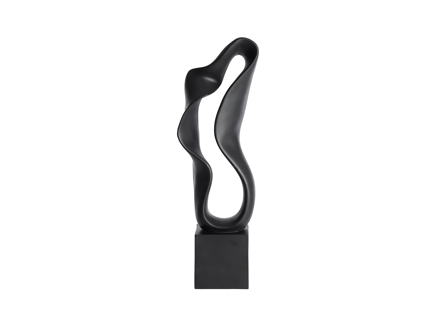 Ornement NAJAC - 21,5x15x69,5cm - Noir