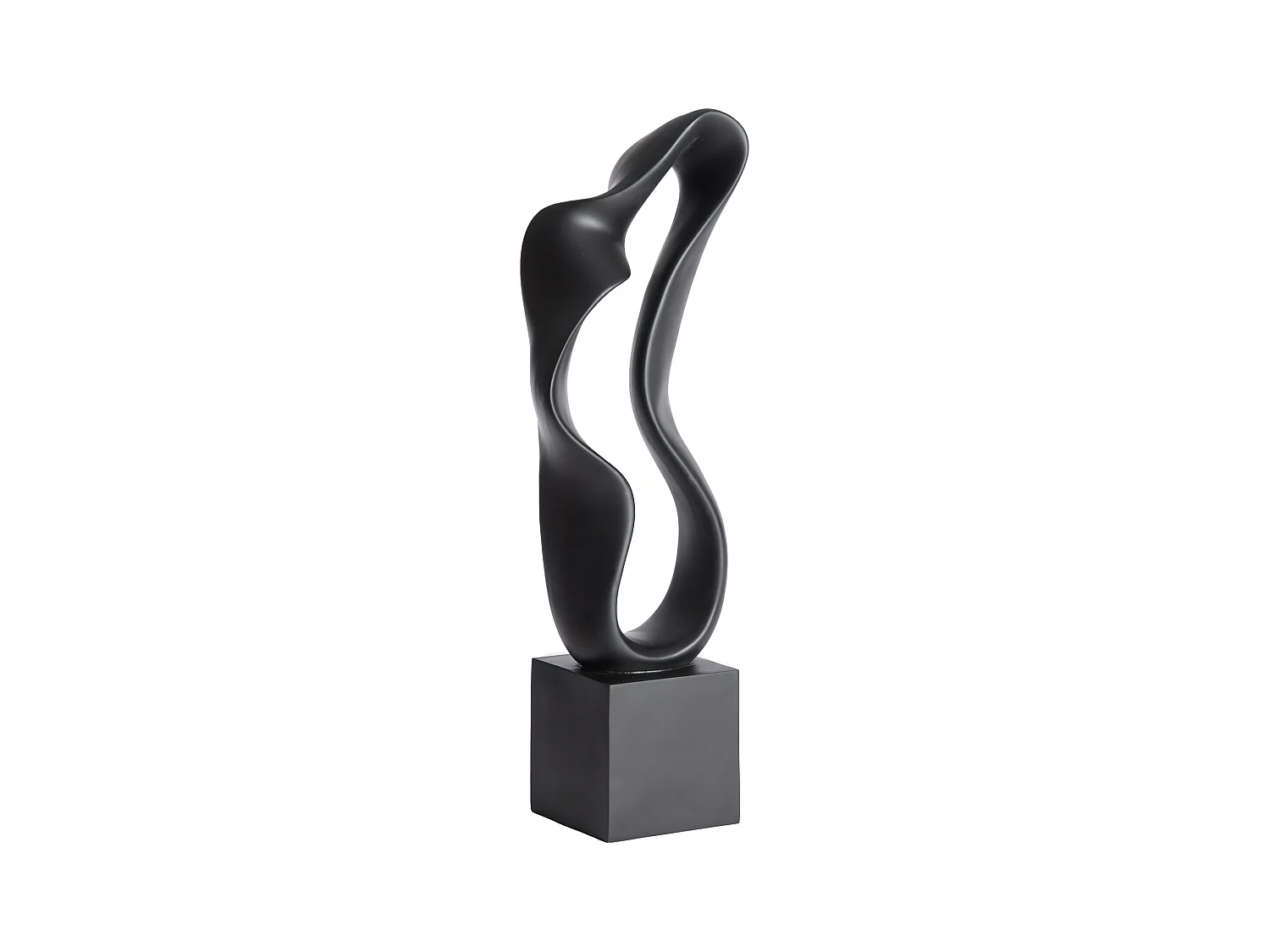 Ornement NAJAC - 21,5x15x69,5cm - Noir