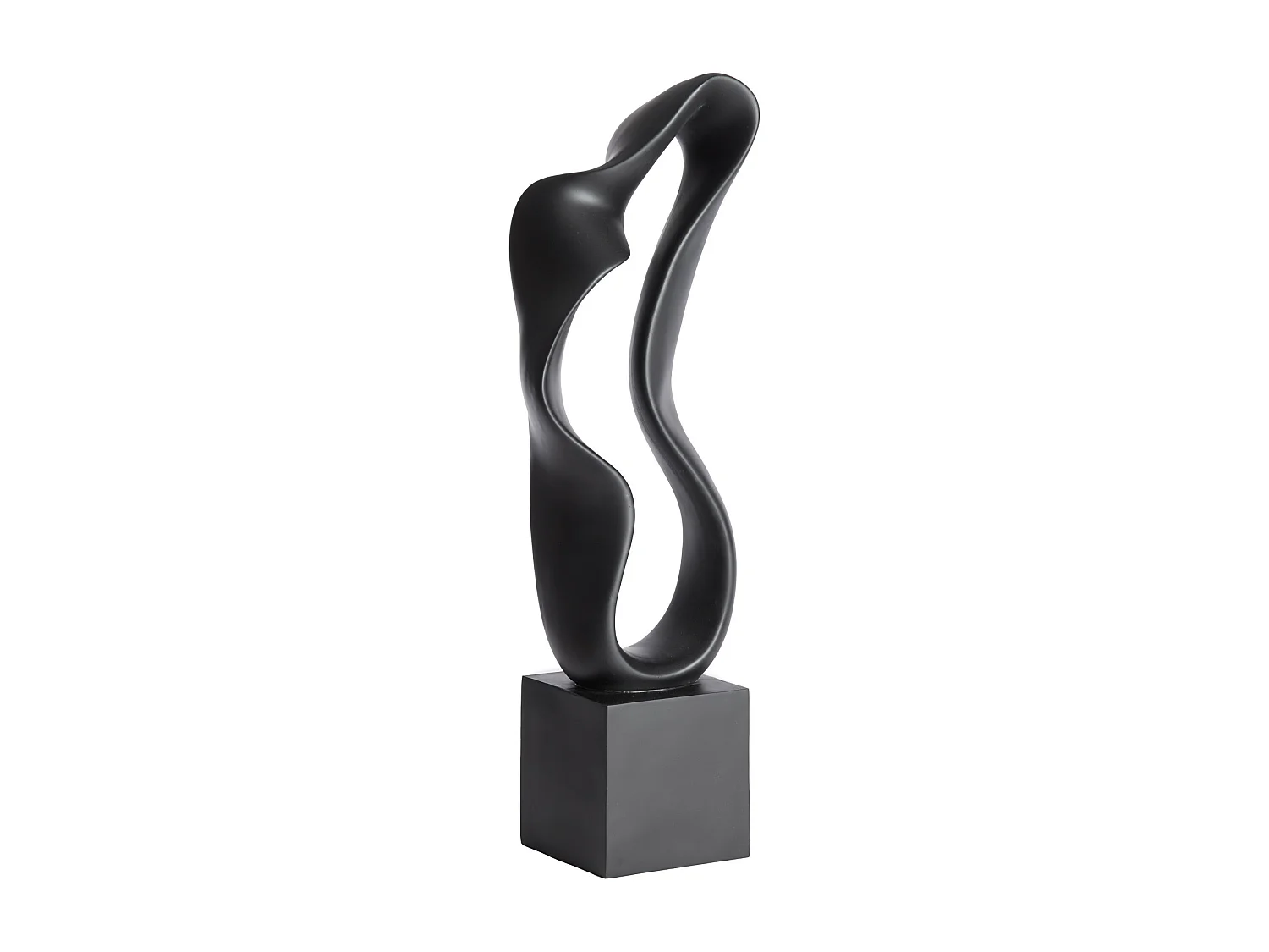 Ornement NAJAC - 21,5x15x69,5cm - Noir