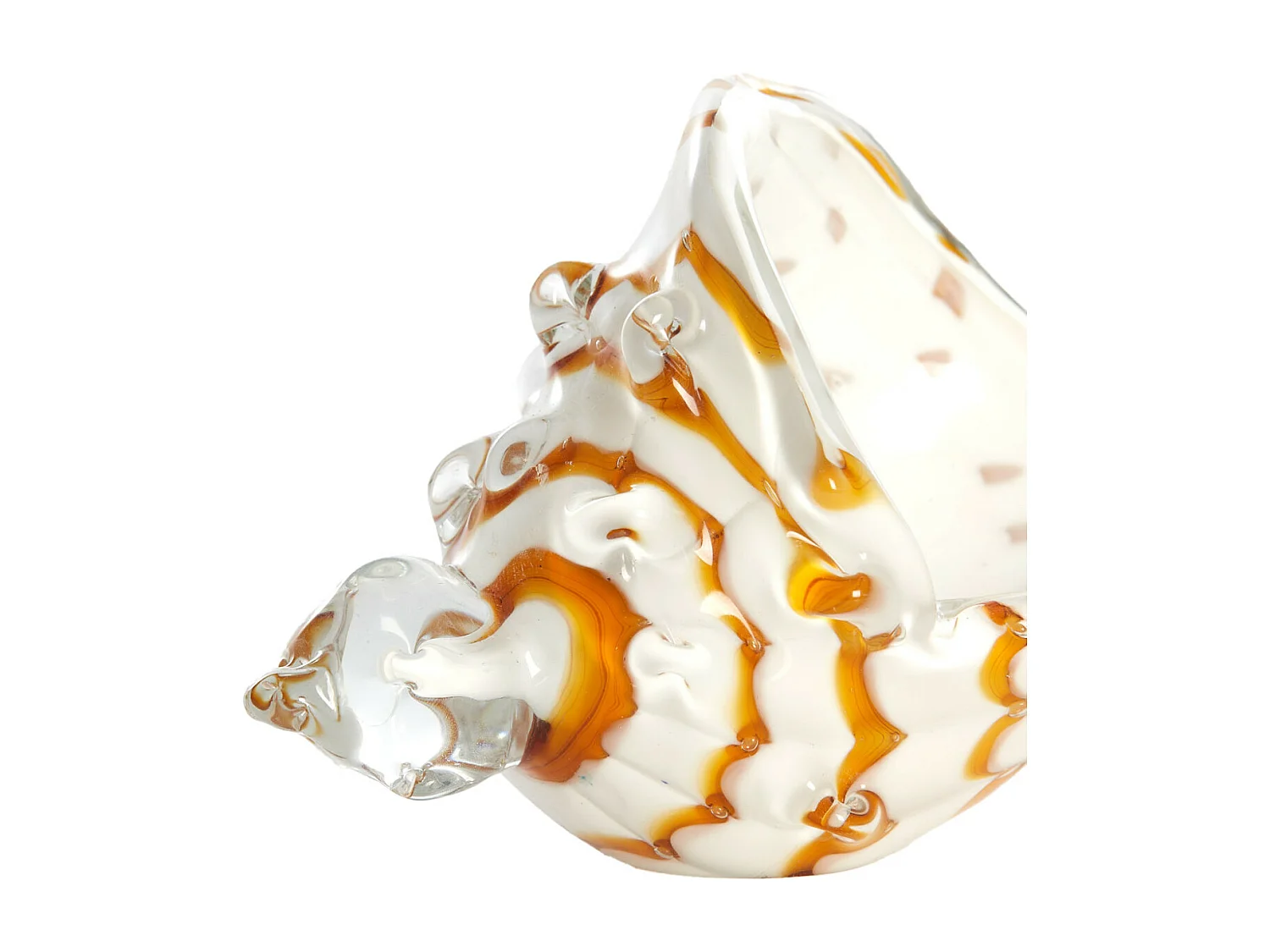 Ornement COQUILLAGE - 22x10x12cm - Blanc