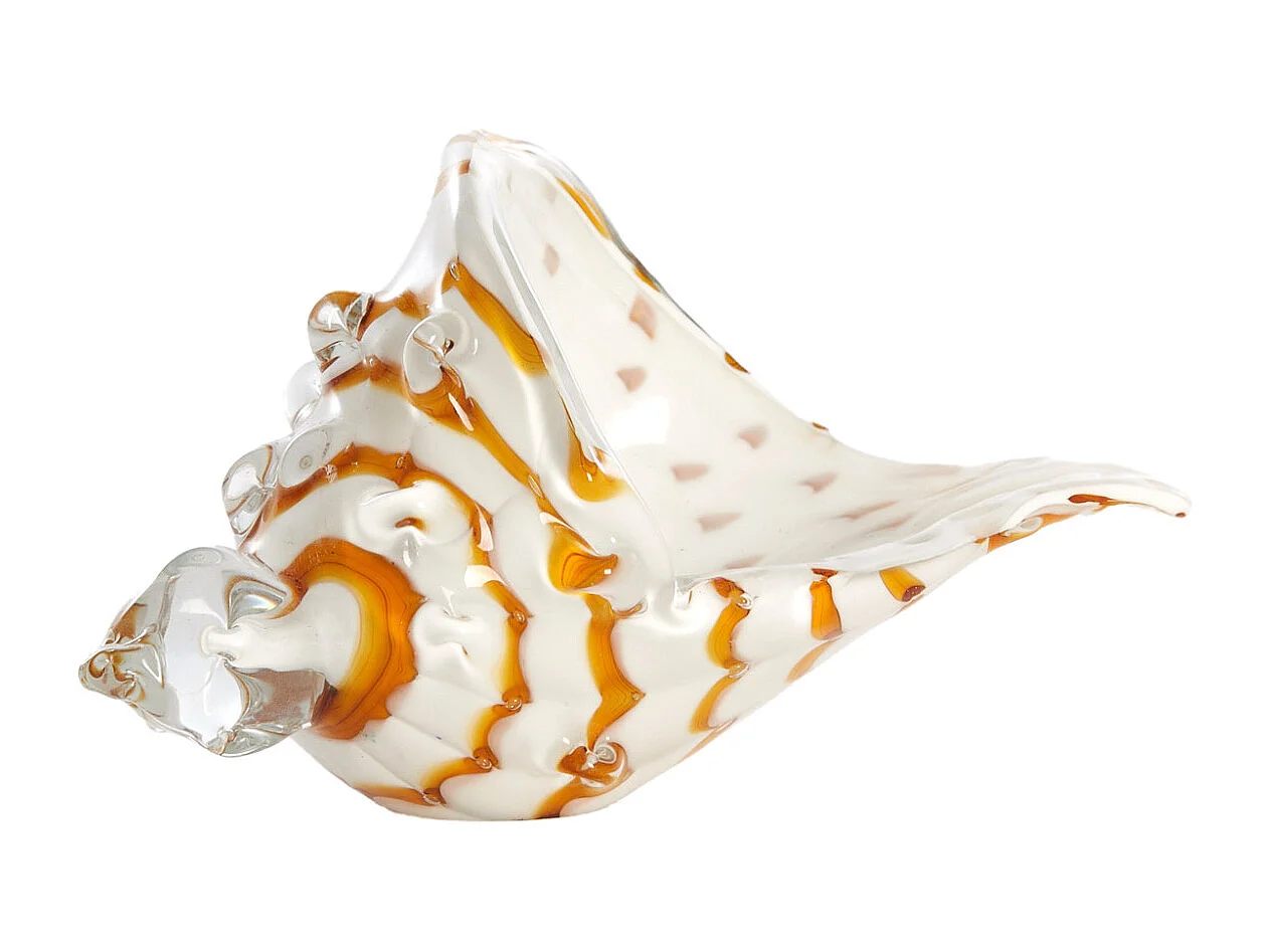 Ornement COQUILLAGE - 22x10x12cm - Blanc